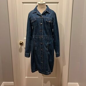 Vintage St. John’s Bay Denim Long Sleeve Dress